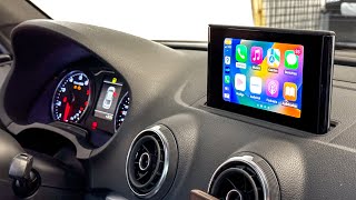 Apple Carplay amp Android Auto Installation in a 2015 Audi A3  Wireless amp USB How To [upl. by Lerrej917]