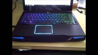 Alienware M14X Rainbow Keyboard  Download link [upl. by Graff]