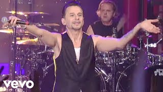 Depeche Mode  Enjoy The Silence Live on Letterman [upl. by Zedecrem]