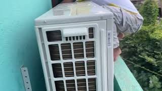 LG AC full installation process LG 15 ton 5 star AC full review [upl. by Binky]