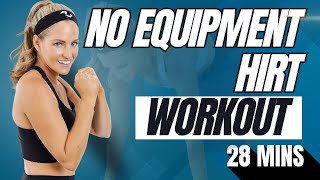 Day 05 28minute No Equipment HIRT High Intensity Resistance Training Workout  Athlete [upl. by Desimone]