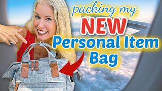 How to pack a personal item bag for STRESS FREE Travel [upl. by Aihsekram272]