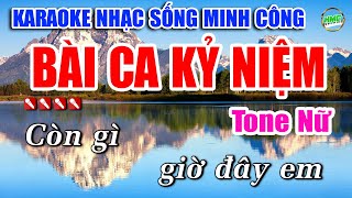 Karaoke Nhạc Sống Tone Nữ Dễ Hát  Chọn Lọc Nhạc Trữ Tình BOLERO  BÀI CA KỶ NIỆM [upl. by Aknayirp623]