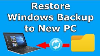 Restore Windows 10 backup to new PC Easy step by step guide [upl. by Aba]