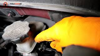 How to Check and Add Brake Fluid on 20102014 Hyundai Sonata [upl. by Thirza636]