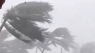 Super Typhoon Pepito quotManYiquot hit Philippines wind 260 kmhour  Storm Surge and Flash Floods [upl. by Friedberg]