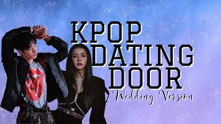 Kpop Dating Door Game  Wedding Version [upl. by Arvo]