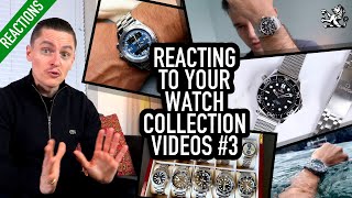 Crazy Seiko Divers YouTuber Collections Omega Better Than Rolex Reacting To Your Watch Videos 3 [upl. by Ecissej232]