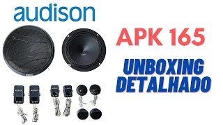 Audison APK 165 2Ohms UNBOXING em DETALHES  Kit Duas Vias Automotivo [upl. by Kramnhoj]