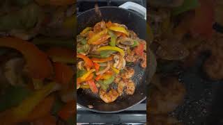 30Minute Shrimp Fajitas Recipe [upl. by Leizar]