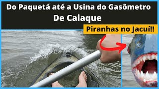 Remada de Caiaque com Ondas e Ventania Do Paquetá até a Usina Gasômetro [upl. by Vel395]