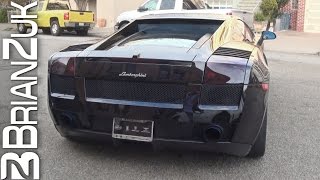 Lamborghini Gallardo Nera with LOC REV5 Exhaust [upl. by Donielle]