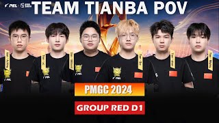 LIVE  TIANBA POV  2024 PMGC LEAGUE  GROUP RED DAY 1  PUBG MOBILE GLOBAL CHAMPIONSHIP [upl. by Aracot617]