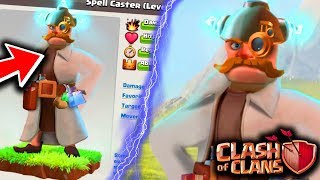 CLASH OF CLANS  UN NOUVEAU HÉROS ARRIVE POUR 2018  LE LANCEUR DE SORTS concept [upl. by Ainoloppa932]