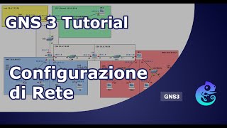 Tutorial GNS3 parte 2 configurazione di rete UNICAL [upl. by Alemaj]