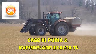 Fertilizing 2019  Case Puma amp Kverneland Exacta TL 3900 Geospread [upl. by Marybella]