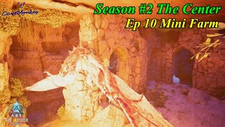 ARK Ascended Season 2  Ep 10 Mini Farm amp More Resources [upl. by Wenonah]