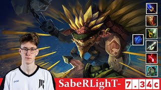 DOTA 2 SRSabeRLighT the BRISTLEBACK OFFLANE 734c [upl. by Estelle660]