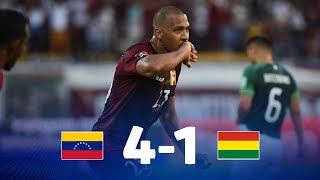 Eliminatorias  Venezuela 41 Bolivia  Fecha 15 [upl. by Ydnar]