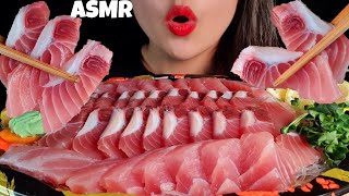 ASMR 참치회 먹방 리얼사운드 참치 뱃살 참치 배꼽살 참치 회먹방 ASMR Tuna sashimi Eating sounds Raw fish mukbang 刺身 まぐろの刺身 [upl. by Marilin376]