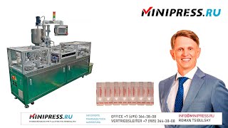 Automatische Zäpfchenverpackungsmaschine HYZ01 Minipressru [upl. by Winfield]