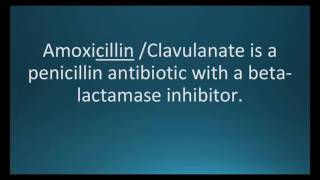 How to pronounce amoxicillin  clavulanate Augmentin Memorizing Pharmacology Flashcard [upl. by Gnni756]