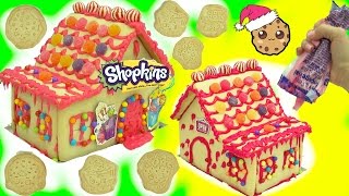 DIY Candy Christmas Cookie House Kit  Cookieswirlc Video [upl. by Posehn]