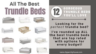 Looking for the perfect trundle Sharing all the best trundle beds  top rated amp budget friendly [upl. by Aihsikal299]