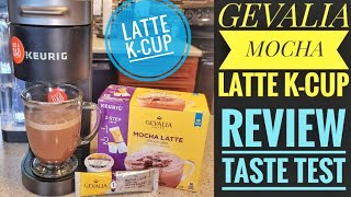 GEVALIA MOCHA LATTE KCup REVIEW amp TASTE TEST In Keurig KSupreme Coffee Maker HOW TO MAKE [upl. by Germain]