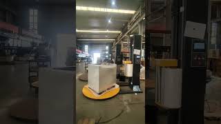 Pallet Stretch Wrapping MachineVertical Turntable Carton Box Pallet Stretch Film Wrapping Machine [upl. by Nagud]