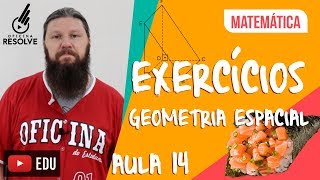 Exercícios de geometria espacial cone pirâmide cilindro e esfera [upl. by Nilesoj]