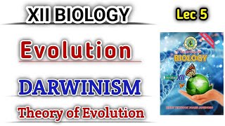 DARWINISM lec 5  Theory of Evolution by natural selection class 12 [upl. by Eedya]