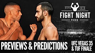 UFC Fight Night Barboza vs Chikadze amp TUF Finale Previews amp Predictions [upl. by Saxen775]