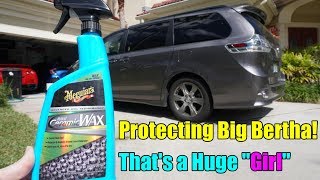 Meguiars Hybrid Ceramic Wax Review Toyota Sienna SE [upl. by Eugenius706]