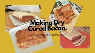 Making Dry cured Bacon at Home with Tongmaster cure [upl. by Eurydice]