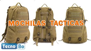 Mochila Tactica de 27 L impermeable para uso Militar  Camping  Senderismo Montañismo [upl. by Reni361]