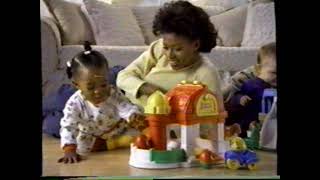 1996 Playskool Weebles Playsets quotThey wobble but they dont fall downquot TV Commercial [upl. by Esinahs]