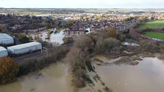 Flooding in Kettering Northamptonshire UK [upl. by Berey]