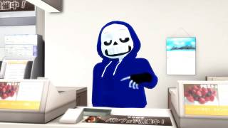 MMD Undertale AU welcome to Mashi Mart Dancetale Sans and EpicSnas [upl. by Riccardo]