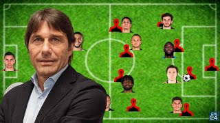 La TATTICA di ANTONIO CONTE 👨‍🏫⚽ Come giocherebbe il Napoli [upl. by Dorisa331]