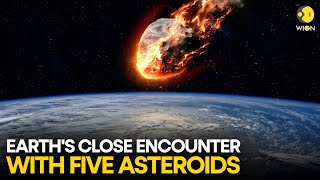 Earth braces for a close encounter with five colossal asteroids this week  WION Originals [upl. by Mcclenon]