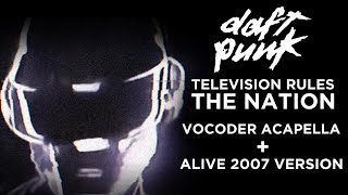 Daft Punk  Television Rules the Nation  Vocoder Acapella Reupload [upl. by Placeeda467]