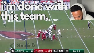 THE WORST SEASON OF ALLTIME Jets Fan REACTS To New York Jets vs Arizona Cardinals  NFL Week 10 [upl. by Aborn864]