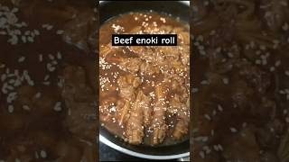 Beef Enoki roll masakansimple beef cooking [upl. by Valli701]