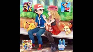 Ash X Serena edit  Ash X Serena love story 💕  Ash Love Serena ashxserenapokemonxyviralshort [upl. by Norford793]