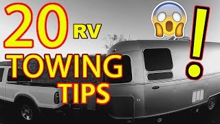 quotTop 20quot RV Towing Tips [upl. by Barta]