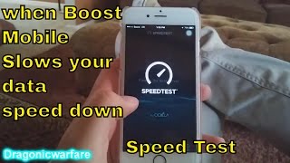 What Happens When Boost Mobile Throttles your data speed HD [upl. by Rosenwald]