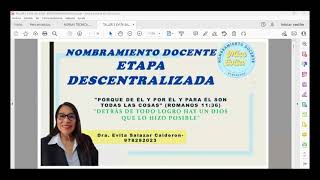 III CAPACITACION  ETAPA DESCENTRALIZADA [upl. by Normak144]