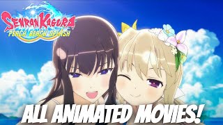 SENRAN KAGURA PEACH BEACH SPLASH  All Animated Cutscenes [upl. by Garihc]