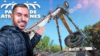 PARQUE DE ATRACCIONES DE MADRID 2024  Vlog Febrero [upl. by Shuler]